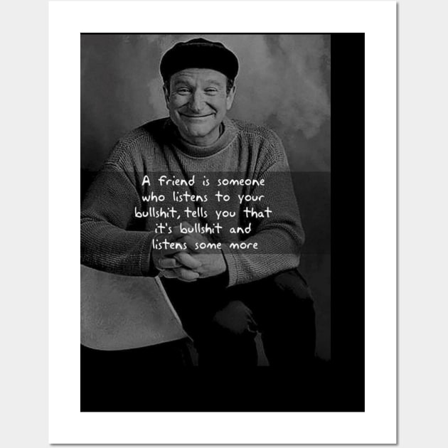 Robin Williams inspiration quote Wall Art by WriterCentral